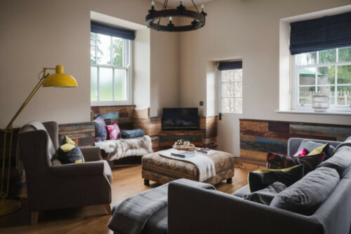 Open plan living space